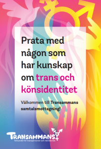 Prata med någon som har kunskap om trans och könsidentitet
